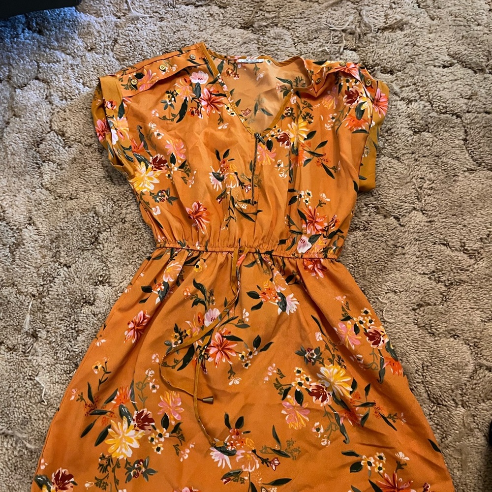 Vibrant Floral Mini Dress